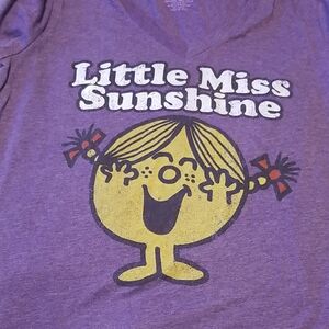 Little Miss Sunshine Purple Graphic Tee Size XXL